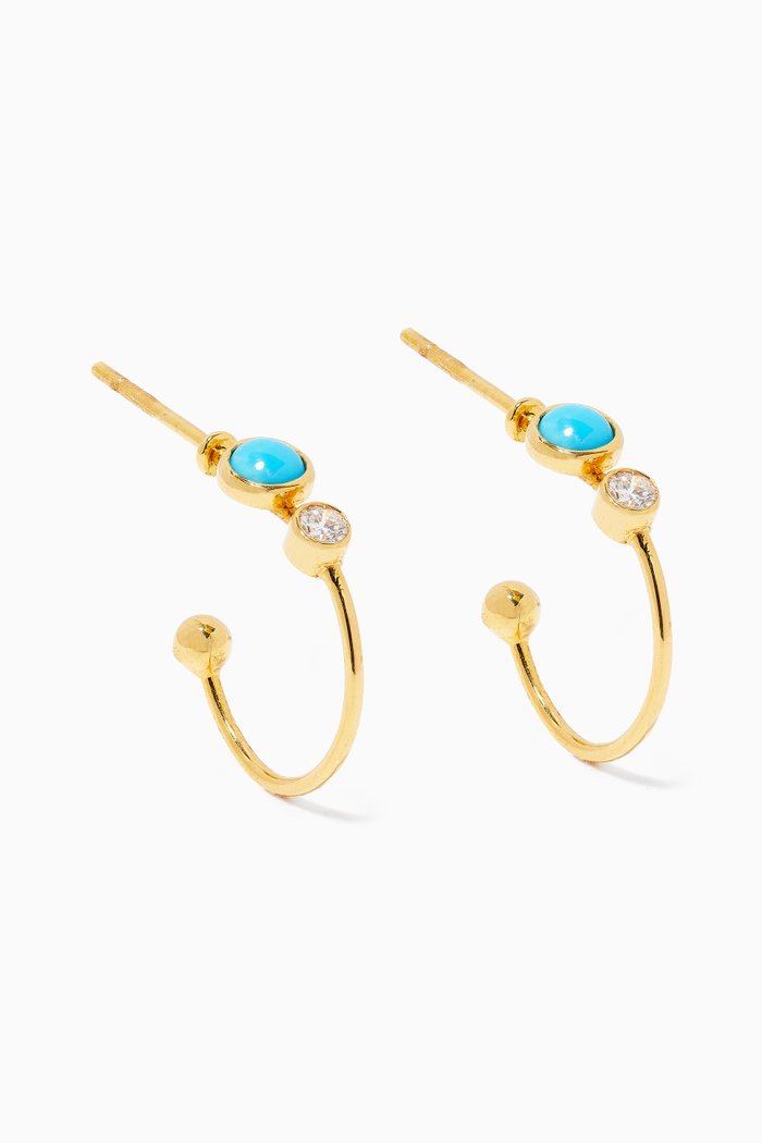 

Falak Hoop Earrings in 18kt Yellow Gold