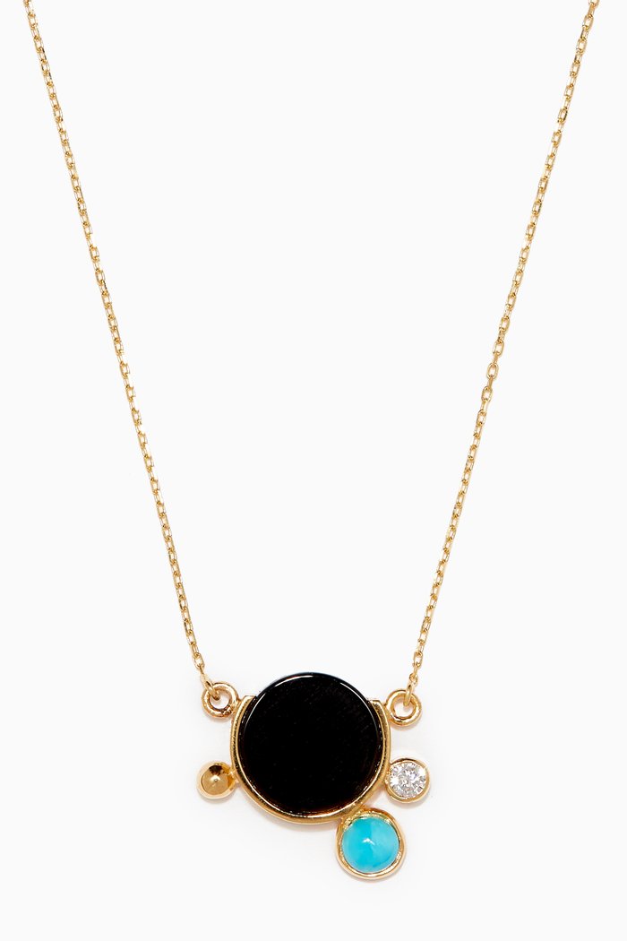 

Mini Falak Galaxy Necklace in 18kt Yellow Gold