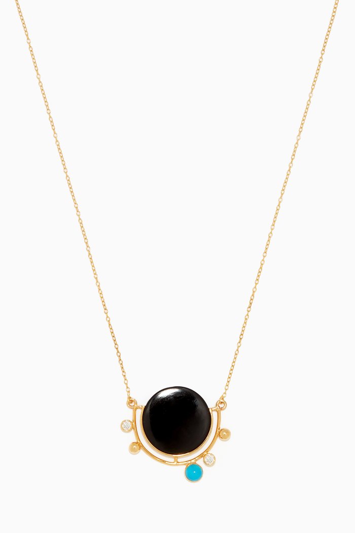 

Falak Galaxy Necklace in 18kt Yellow Gold