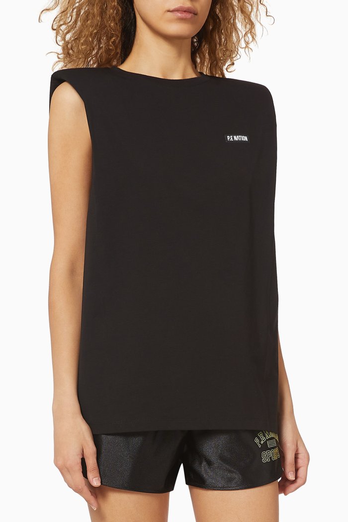 

Power Play Tank Top, Black