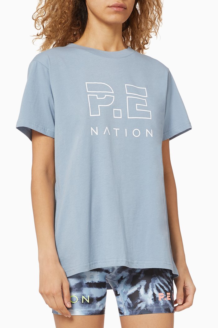 

Heads Up Organic Cotton T-shirt, Blue