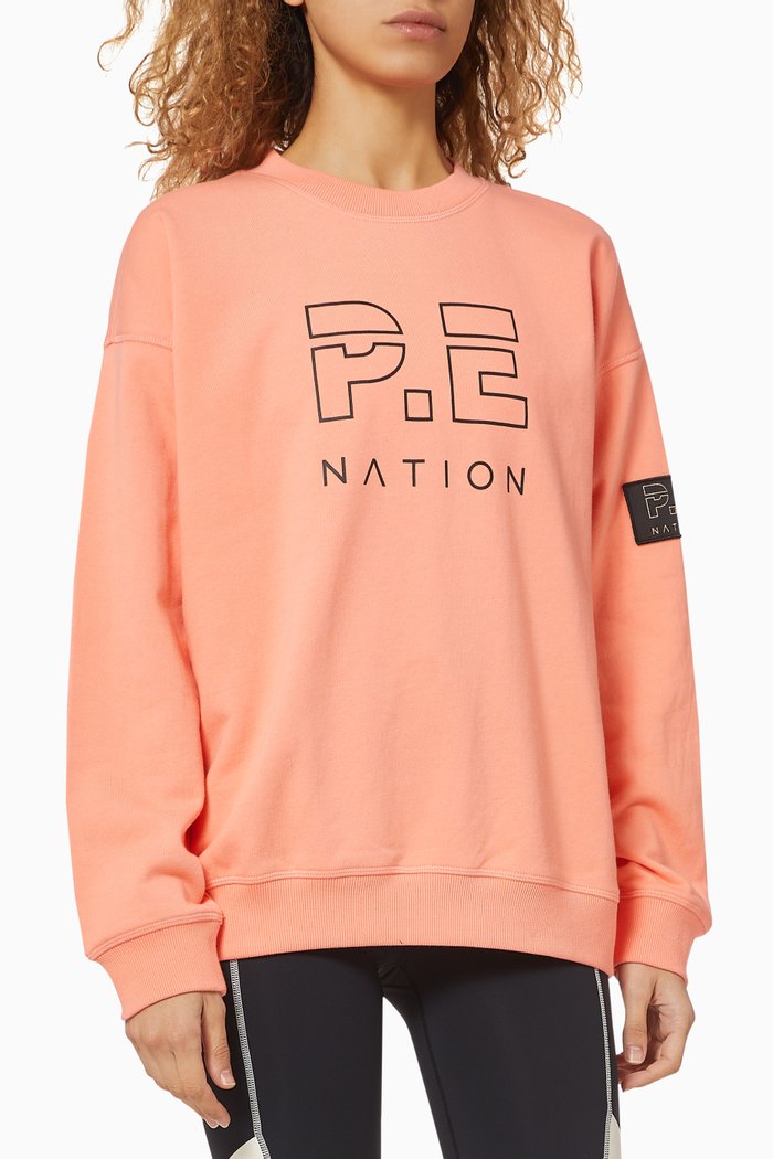 

Heads Up Organic Cotton Sweatshirt, Pink