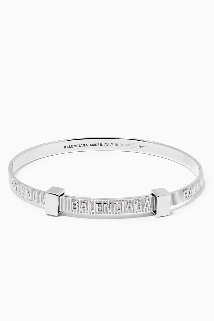 

Force Striped Cuff in Sterling Silver