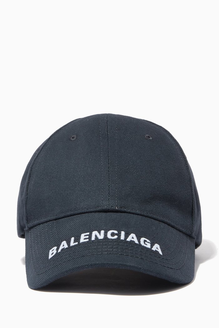 

Logo Visor Cap in Cotton, Grey