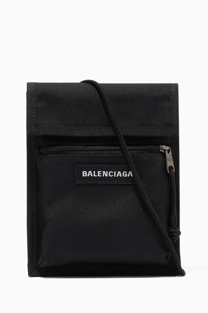 

Explorer Pouch Strap in Recycled Nylon, Black