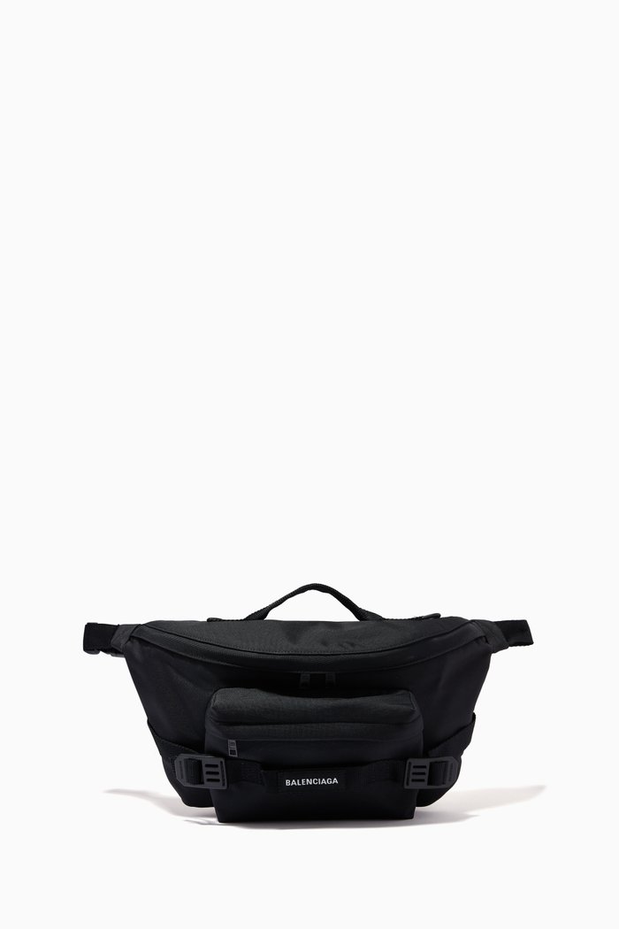 

Army Large Beltbag in Recycled Nylon, Black