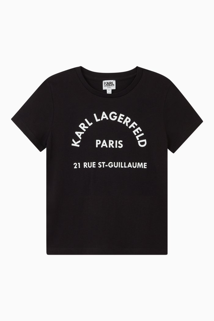 

Logo T-Shirt in Cotton Jersey, Black
