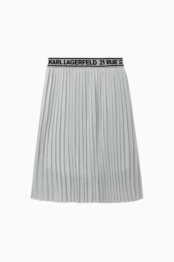 

Pleated Skirt, Grey