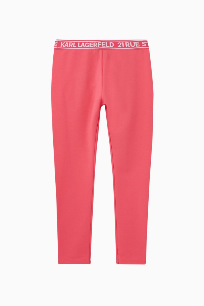 

Logo Printed Leggings, Pink