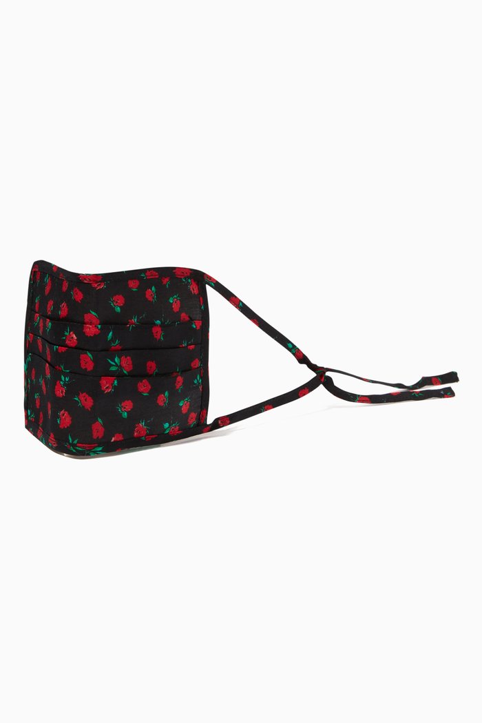 

Hope Vintage Rose Face Mask, Black