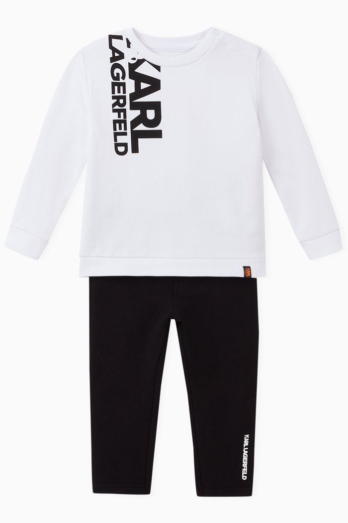 

Logo Printed Set, Black