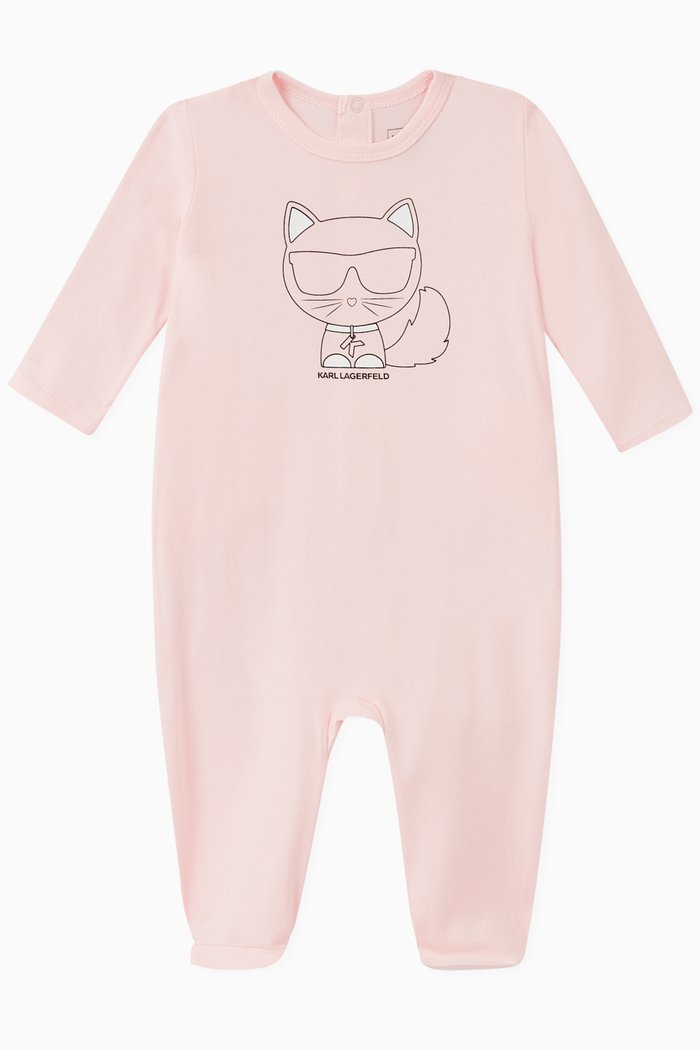 

Choupette Pajama in Cotton Jersey, Pink