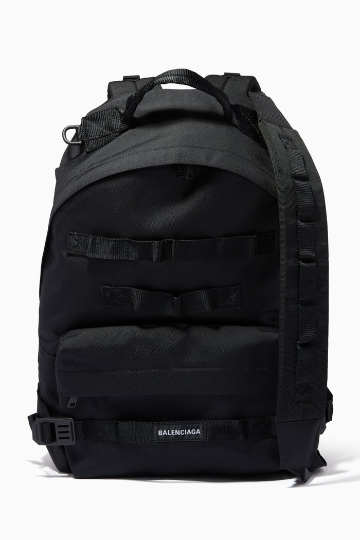

Army Multicarry Backpack in Nylon, Black