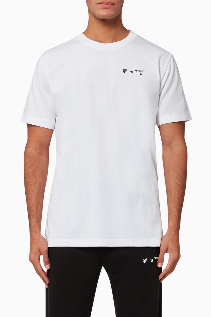 

Big Logo Slim Cotton T-Shirt, White