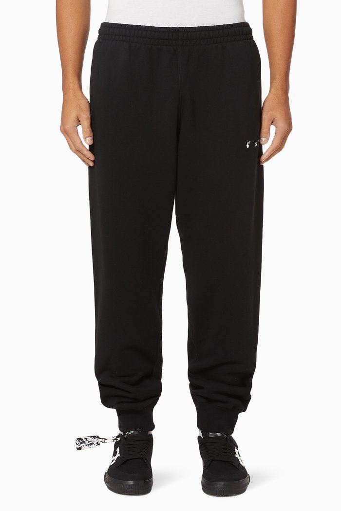 

Caravaggio Painting Cotton Cuffed Sweatpants, Black