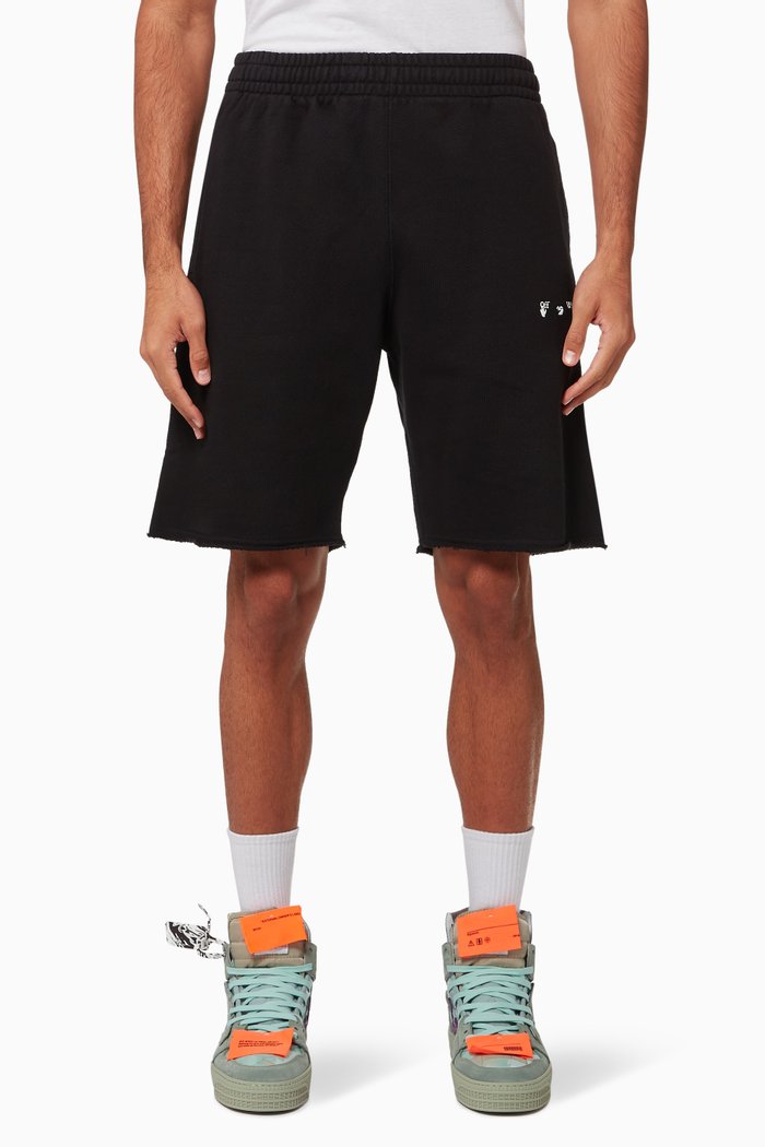 

Big Logo Cotton Sweatshorts, Black
