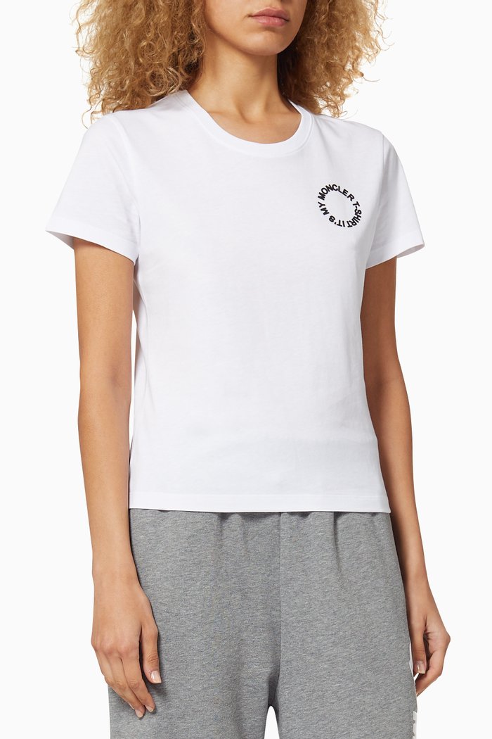 Maglia Girocollo Jersey T-shirt, White