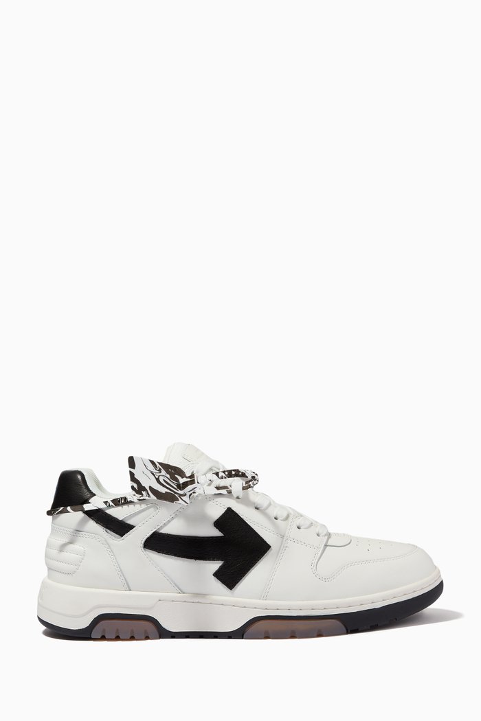 Out of Office "OOO" Sneakers in Leather, White