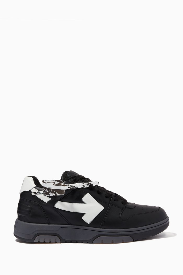 

Out of Office "OOO" Sneakers in Leather, Black