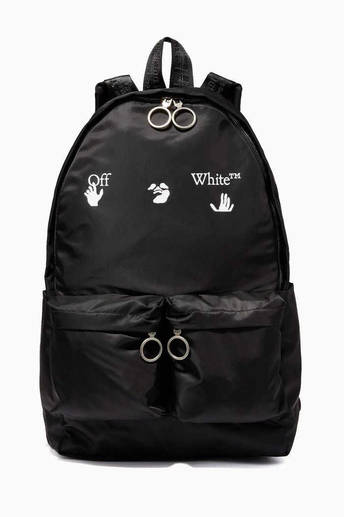 

Big Logo Backpack in Canvas, Black