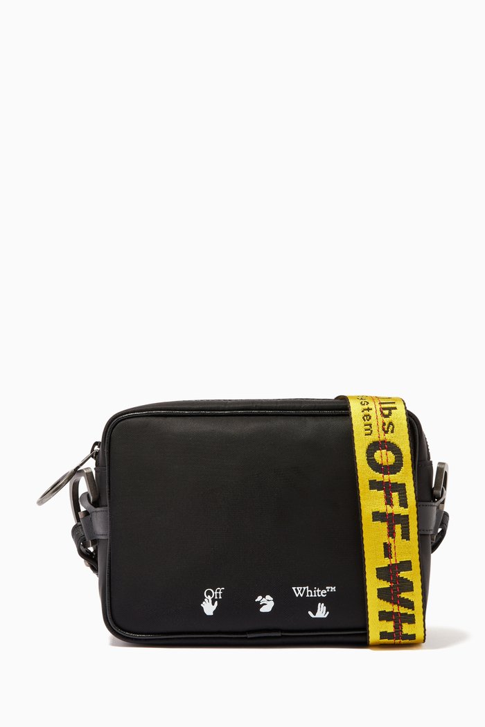 

Logo Crossbody Bag in Nylon, Black
