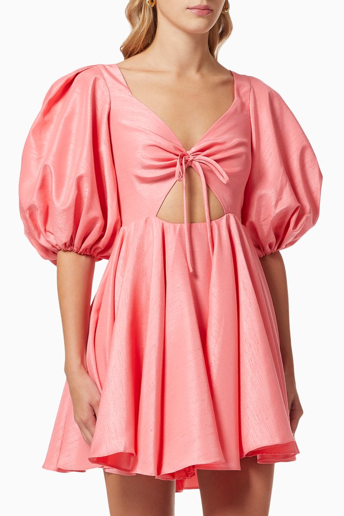 

Avila Puff Dress, Pink