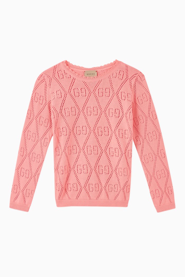 

GG Cotton Jumper, Pink