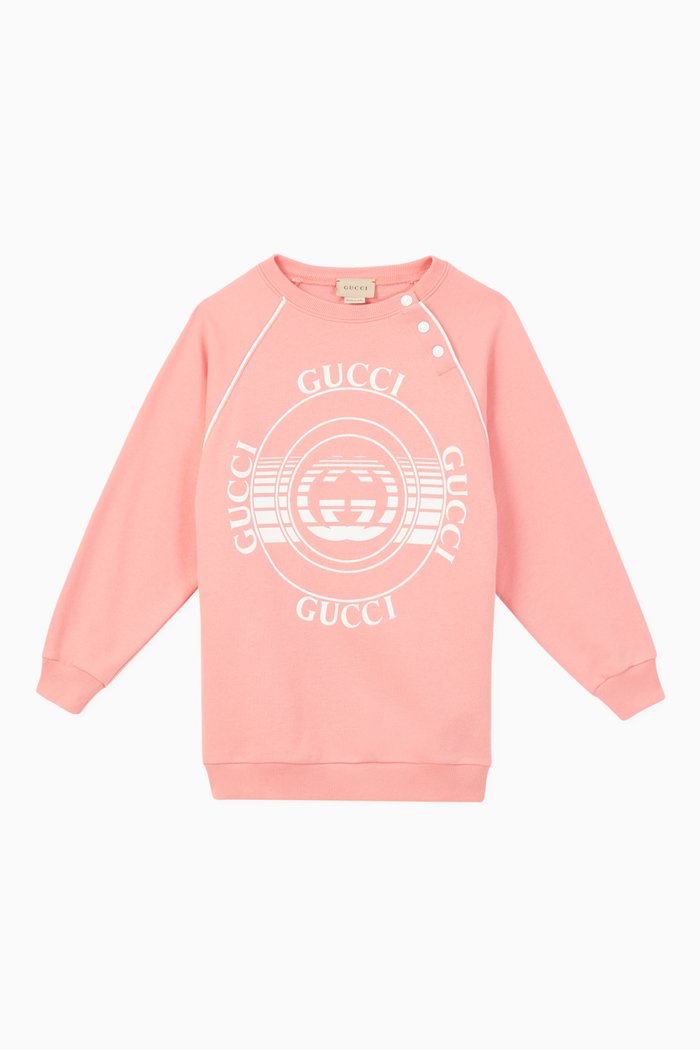 

Disk Print Cotton Sweatshirt, Blue