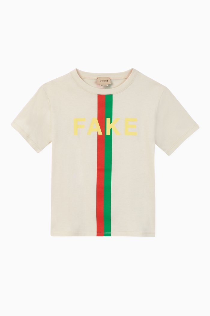 

Fake/Not Print T-shirt, White