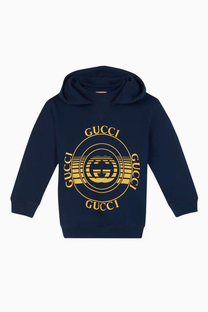 

Disk Print Cotton Sweatshirt, Blue