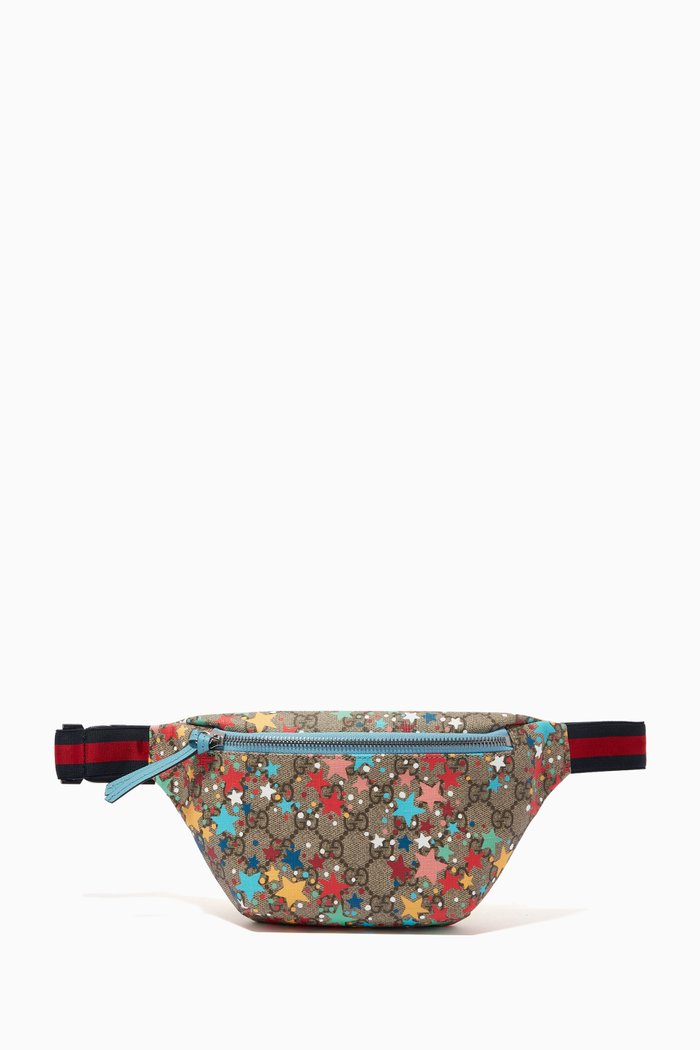 

GG Star Belt Bag in Canvas, Multicolour