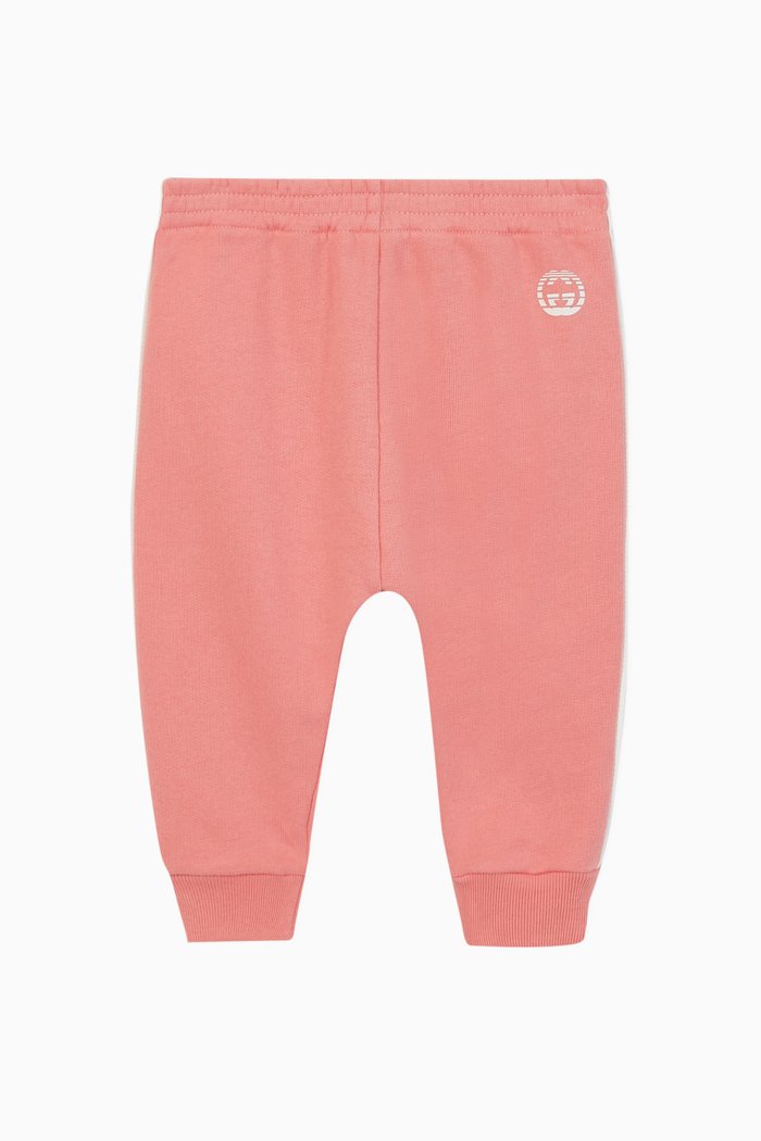 

Interlocking G Cotton Jersey Sweatpants, Pink