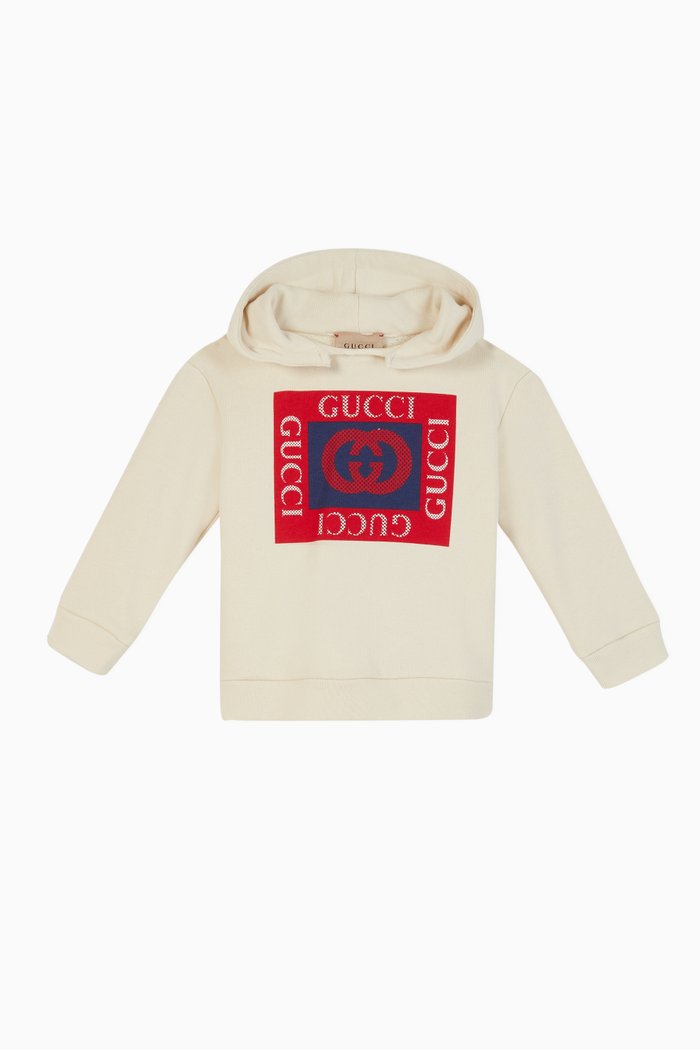 

Vintage Logo Cotton Sweatshirt, White