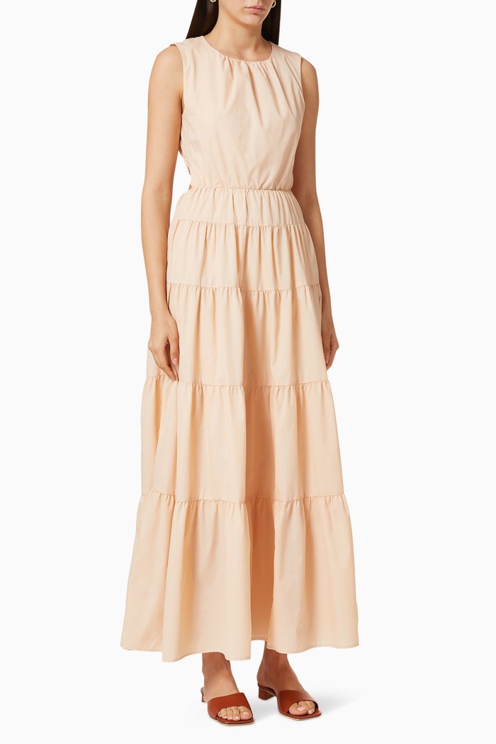 

Riviera Tiered Dress, Neutral