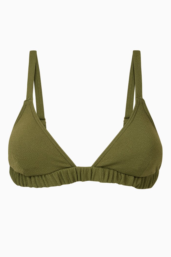 Pear Tri Bralette, Brown