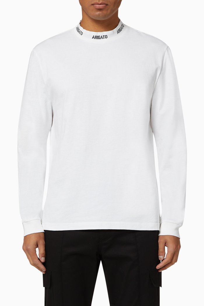 

Feature T-shirt in Organic Cotton, White