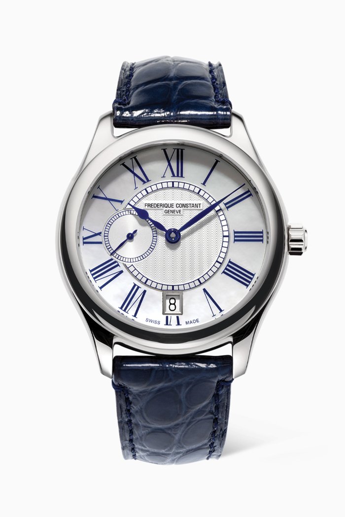 

Classic Quartz Leather Watch, Blue