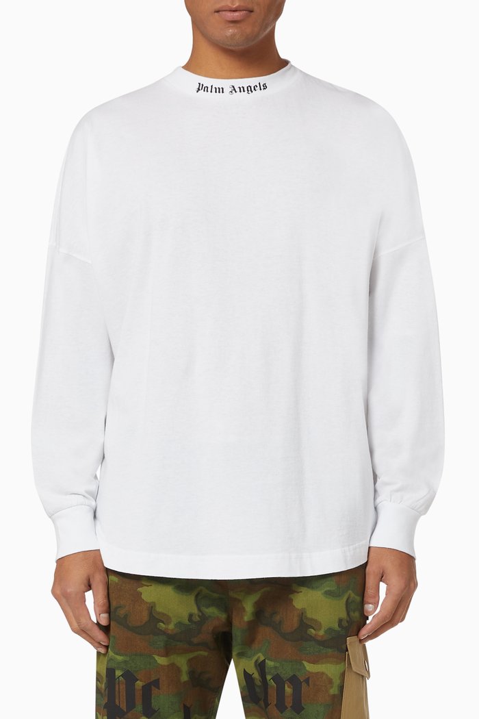 

Classic Logo Oversized Cotton T-Shirt, White