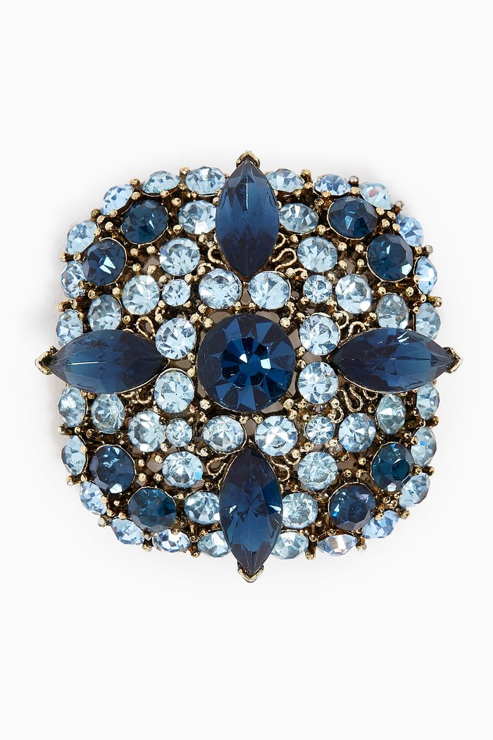 

Crystal Brooch, Gold