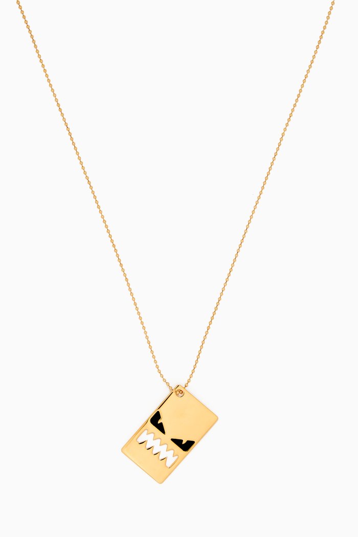 

Diabolic Eyes Necklace in Metal, Gold