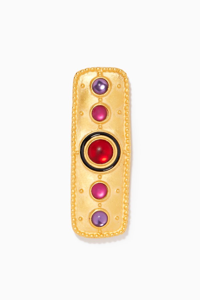 

Stone Brooch, Gold