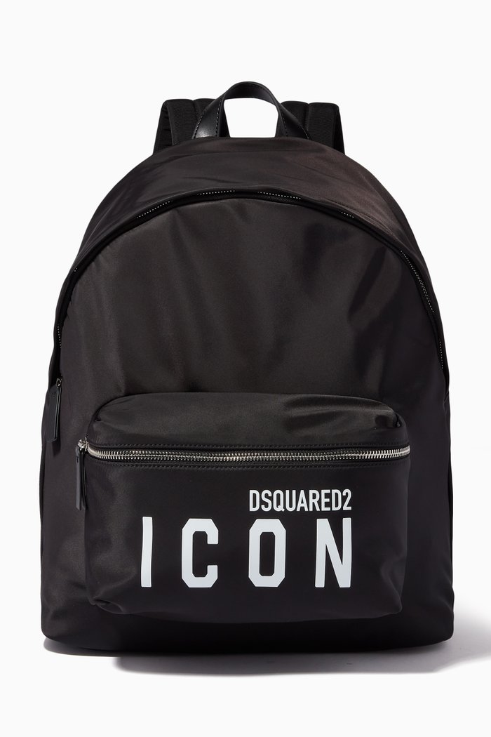 

Icon Backpack in Nylon, Black