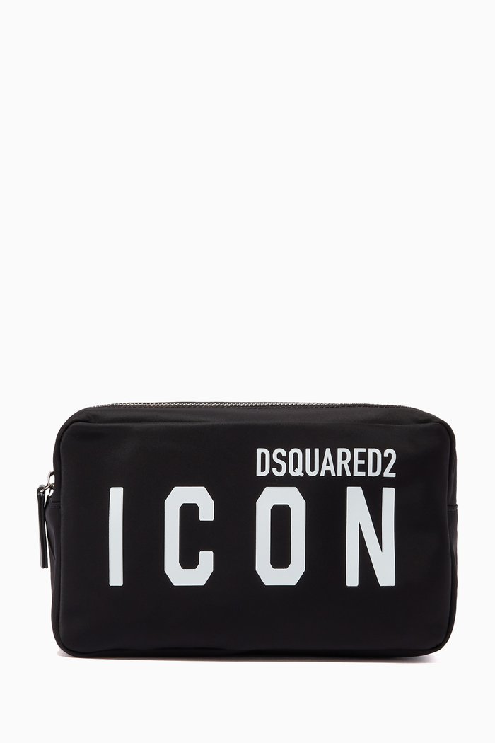 

Icon Wash Bag in Nylon, Black