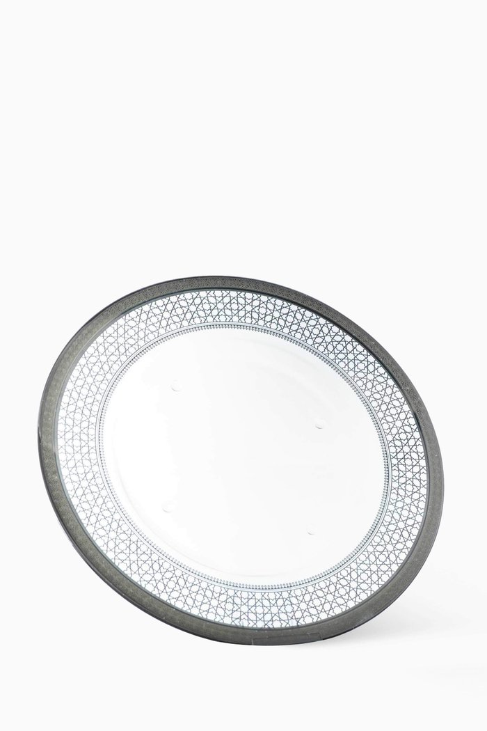 

Cordoba Large Charger Plate, Silver