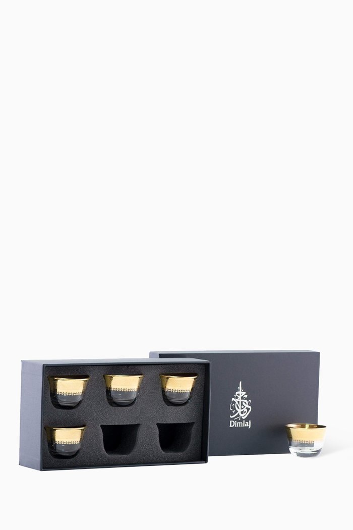 

Cordoba Cawa Cups, Set of 6, Gold