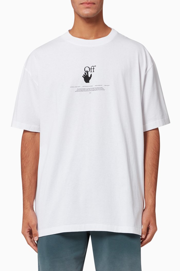 

Logo Oversized Cotton T-Shirt, White