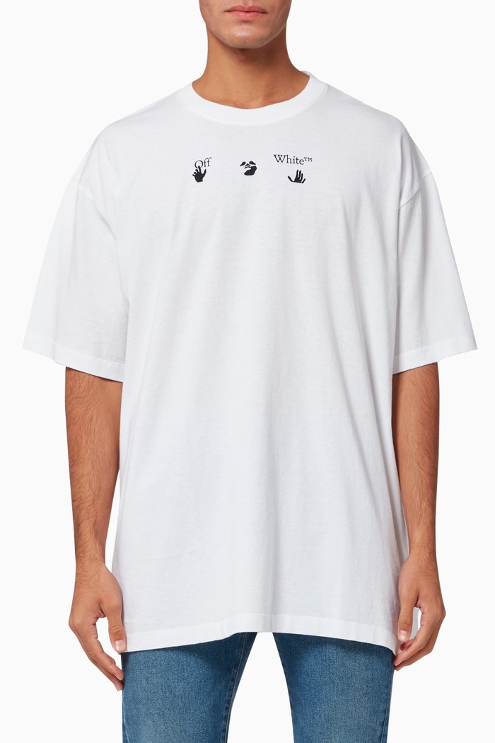 

Peace Worldwide Oversized Cotton T-Shirt, White