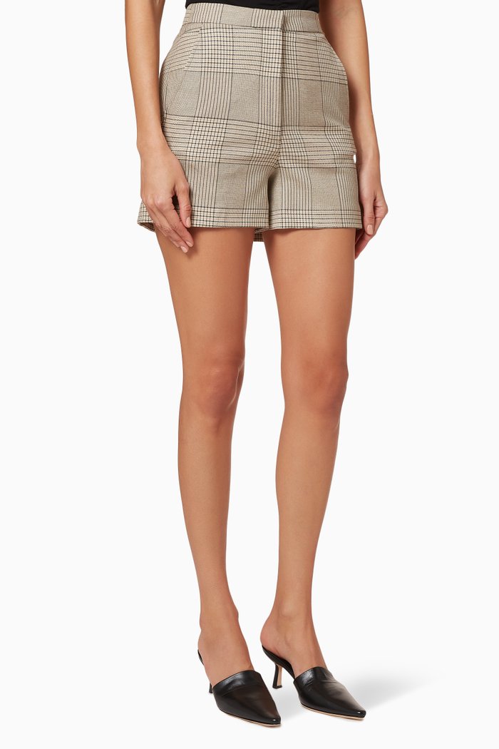 

Mady High-Waist Shorts, Grey