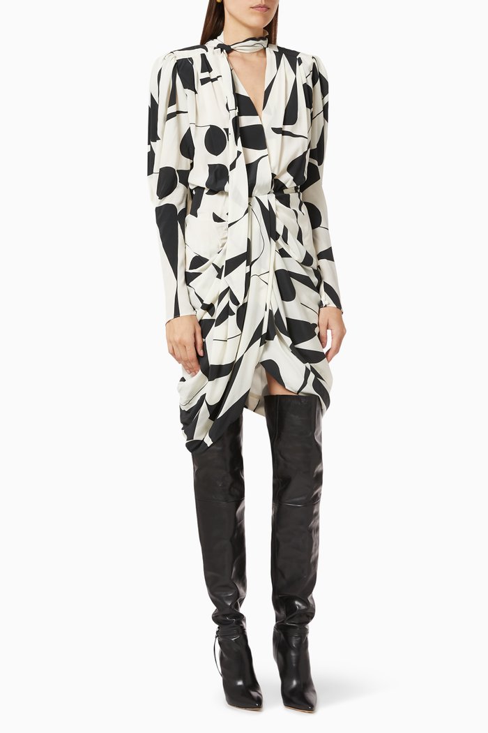 

Atoae Silk Dress, Black