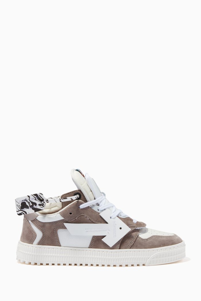 Off Court 3.0 Sneakers in Suede Leather, Brown